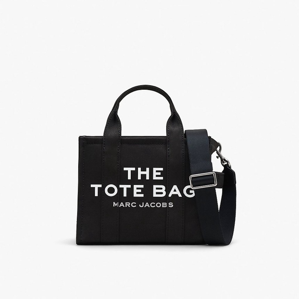Marc Jacobs Black Canvas Tote Bag